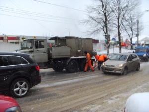 Ремонт дорожного покрытия перед приездом губернатора МО