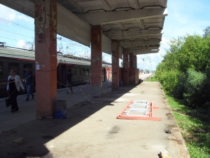 Станция Долгопрудная: ремонт лето 2013
