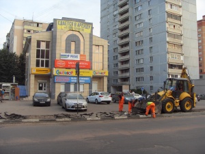 Ремонт дороги в Долгопрудном перед выборами губернатора Московской области