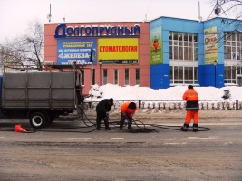 ремонт дороги на Пацаево в Долгопрудном