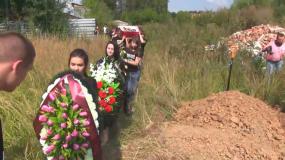 Похороны в Долгопрудном на полигоне ТБО - свалке